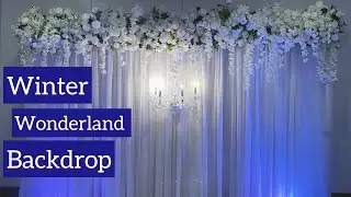 Winter Wedding Backdrop