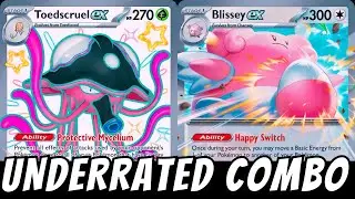 Toedscruel ex + Blissey ex Deck || Pokémon TCG Live || Stellar Crown