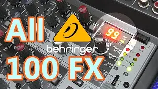 XENYX 1202FX | All 100 FX Demo