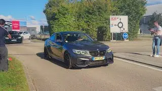 cars leaving car event