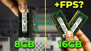 16GB vs 8GB de Memória RAM no Notebook para jogos (2024).