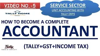 VIDEO 5 | ACCOUNTING INVOICE ENTRY IN TALLY ERP9 | SERVICE SECTOR ACCOUNTING IN TALLY ERP9