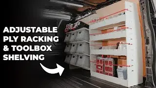 Ford Transit Custom Adjustable Ply Van Racking and Toolbox Shelving - UK