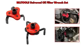 Adjustable Universal Oil Filter Wrench Set 2-1/2 to 4 inch & 3 to 5-1/2 inch