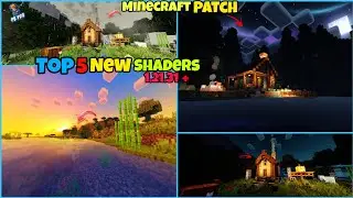Top 5 New Shaders For Minecraft Patch ‼️🔥 || Realistic Shaders 🤯 🔥