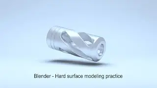Blender - Hardsurface modeling practice #17
