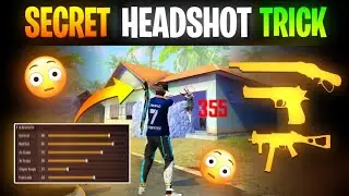 Secret Auto Headshot Trick & Sensitivity | FF Headshot Trick | Free Fire Me Headshot Kaise Mare