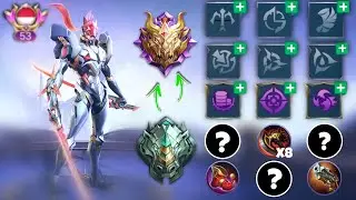BUILD AND EMBLEM SABER TERSAKIT 2023 SEKALI ULTI MATI | MOBILE LEGENDS