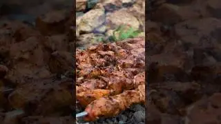 Рецепт маринада уже в комментариях! #martinochag #шашлык #свинина #природа #еда #вкусно