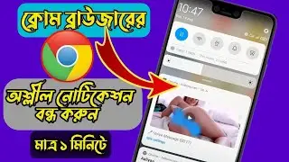 How To Stop Chrome Browser Notification | Turn Off Mobile Notification | Notification