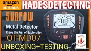 SUNPOW OT-MD07 | UNBOXING |Amazon Returns Metal Detectors