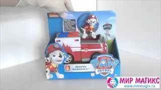 Игровой набор фигурка Маршалла и машинка, Щенячий Патруль | арт. 16601