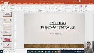 Python fundamentals
