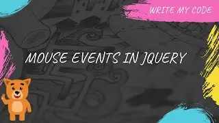 mouse events | jquery | click event | double click event | hover event |