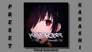 preset alight motion || dj kau patahkan mengkane🎧🎶 || kurumi tokisaki || size 1:1 ||