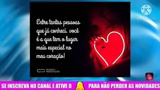 Obrigado por fazer parte da minha vida! Mensagem para uma pessoa especial Mensagem CURTA Especial ❤