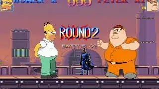 Mugen Homer Simpson X vs Peter Griffin XI
