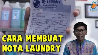 Cara Membuat Nota Laundry