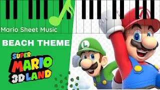 Sunshine Beach Theme - Super Mario 3D Land [Sheet Music]