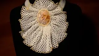Bead jabots.  Beadwork.  Master class