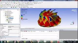 A radial turbine static structural simulation using ansys mechanical rotor&nozzle