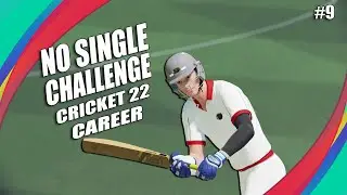 NO SINGLE CHALLENGE 😍|| CRICKET 22 CAREER MODE HINDI #9 || CRICKET 22 PS5 GAMEPLAY