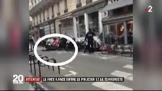 Attentat au couteau à Paris : le face-à-face entre le policier et le terroriste