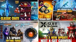 Next Classic Crate Bgmi | Next Premium Crate | Next Mythic Mythic Forge | New X Suit | Bgmi Update