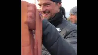 Данила Козловский на благотворительном футбольном матче 