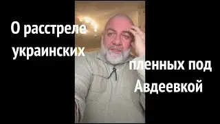О расстреле украинских пленных под Авдеевкой