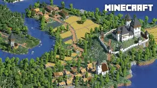 Minecraft: Medieval Castle & Village World Tour + Download