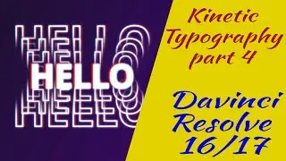 Text Spread Animation - Davinci Resolve 16 & 17