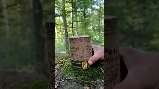 Survival outdoors Fire paper in wild conditions. 