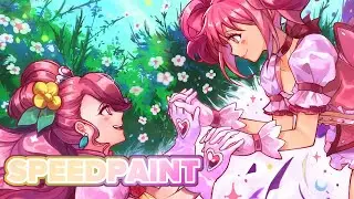 Cure Grace X Madoka Kaname | Clip Studio Paint (TIMELAPSE)