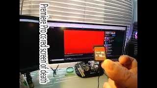 Premiere Pro cc red screen of death*not codex bad SD card*