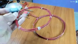 induction energy transmission مشروع انجاز جهاز حثي  لنقل الكهرباء لاسلكيا