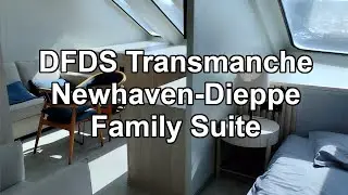 DFDS Transmanche ferry - Newhaven to Dieppe - Family suite / cabin with lounge, double & bunk beds