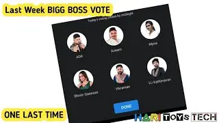 Last Week Bigg Boss vote l How to vote bigg Boss l #biggboss