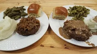 Southern Hamburger Steak & Onion Gravy  - Poor Man's Steak - Chopped Steak - The Hillbilly Kitchen