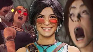 A Survivor is Born and SUFFERS *slay edit* | Lara Croft Dead by Daylight | Kursed Croft