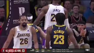 Lebron complained at the referee because Nembhard threw the ball on him😂😂#nba#basketball#video#viral