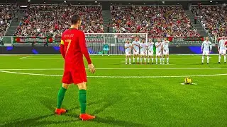 Free Kicks From PES 1997 to 2024