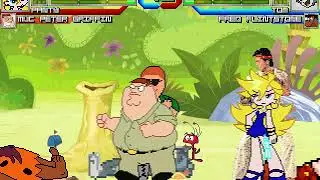 Mugen Request - Panty, MVC Peter, Dee Bee Kaw, and Uppercut, vs Tom, Fred, Waluigi, and Kano