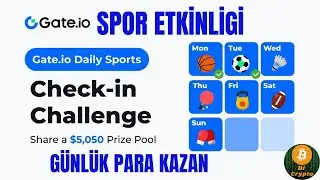 GATE İO SPOR ETKİNLİGİ 5 050 ÖDÜL HAVUZUNDAN PAYINI AL #gateio #airdrop #crypto