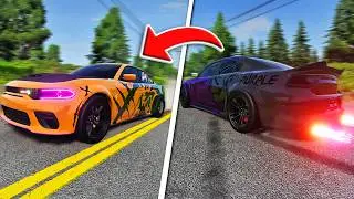 Every Time I Crash I Drive a New YouTuber’s Hellcat Charger in BeamNG Drive