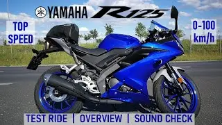 YAMAHA R125 (2020) - THE BEST 125 cc | Test ride | Overview | Sound check | Top Speed | 0-100 km/h