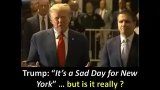 TRUMP "A Sad Day for New York" ... but was it ???  (16-Feb-2024)