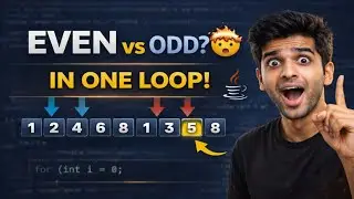 Count Even and Odd Numbers in List Using Java | DSA Easy Explanation