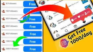 get free real  instagram followers 2021 | instagram followers kaise badhaye|
