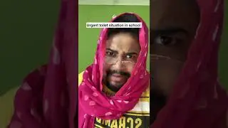 School life toilet situation 🚻  and teacher share with friends 🧡 #funny #trending #reels #comedy